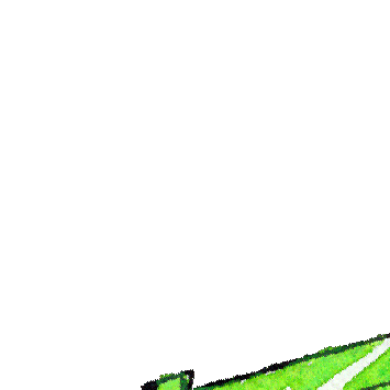 A drawn green mod sword, animated by Sinr8