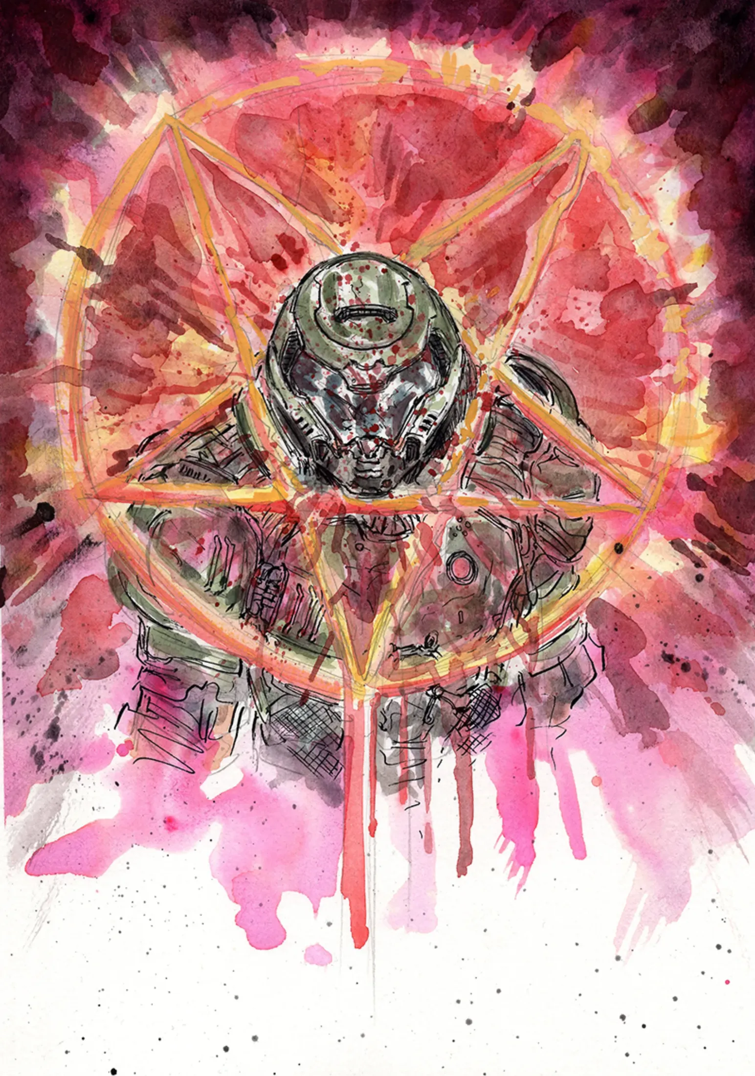 Illustration: Doom Guy.