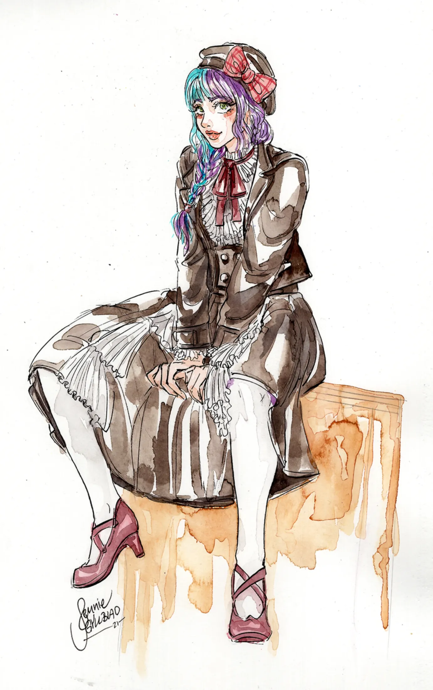 Illustration: Eike Chapter 3 outfit.