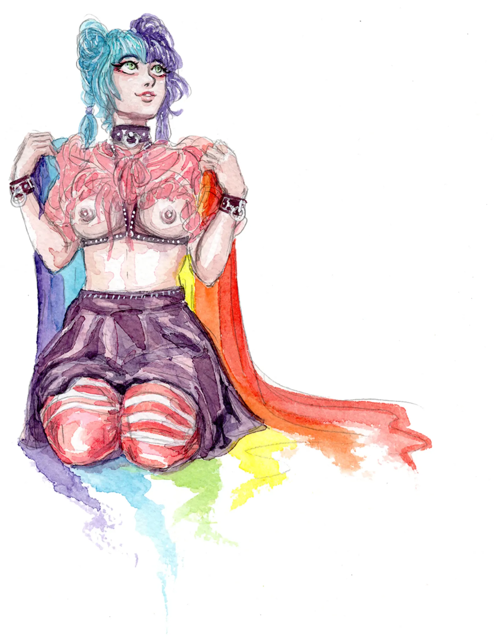 Sold original artwork: Pride Month Eike.
