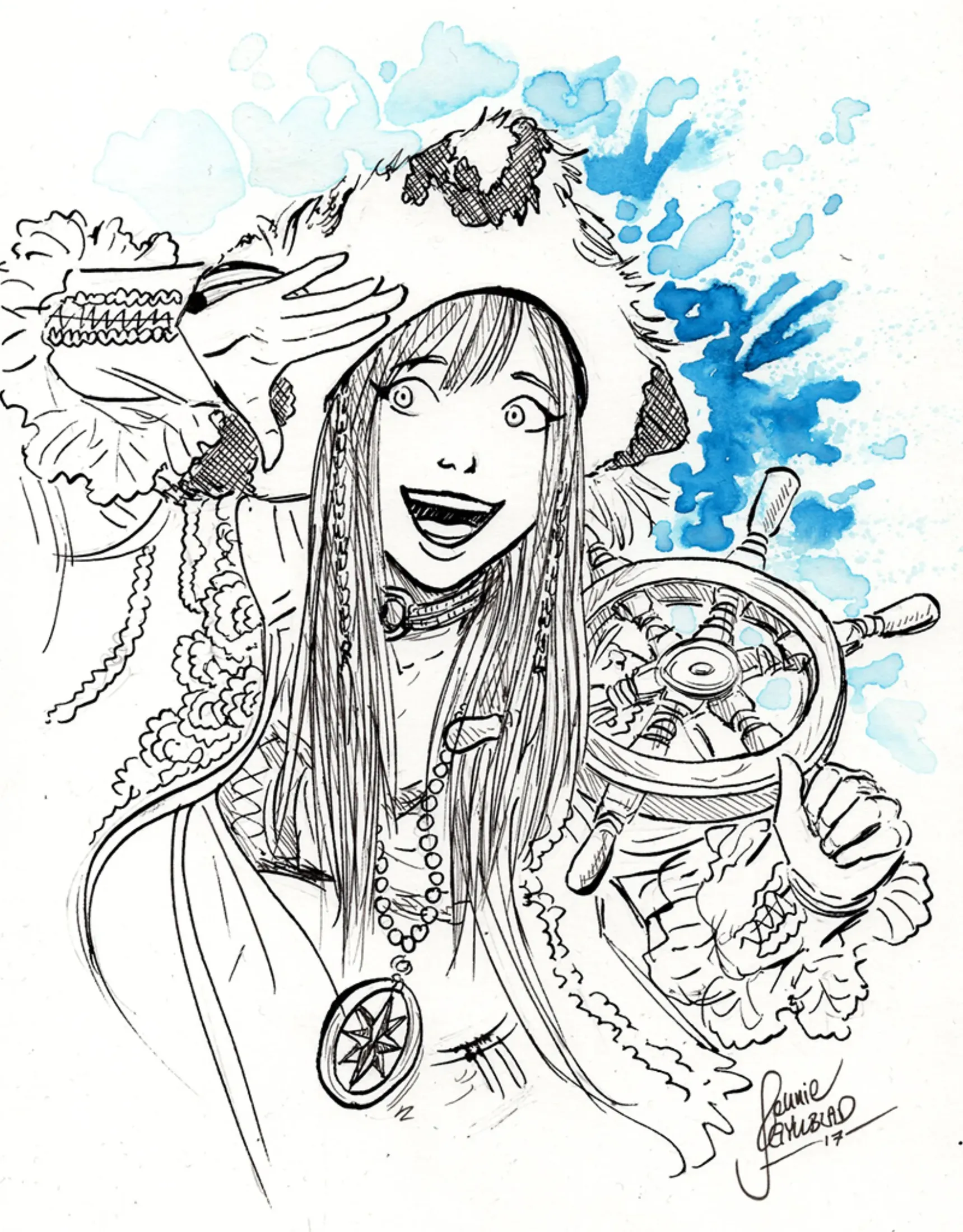 Wrestling fanart: Kairi Sane.