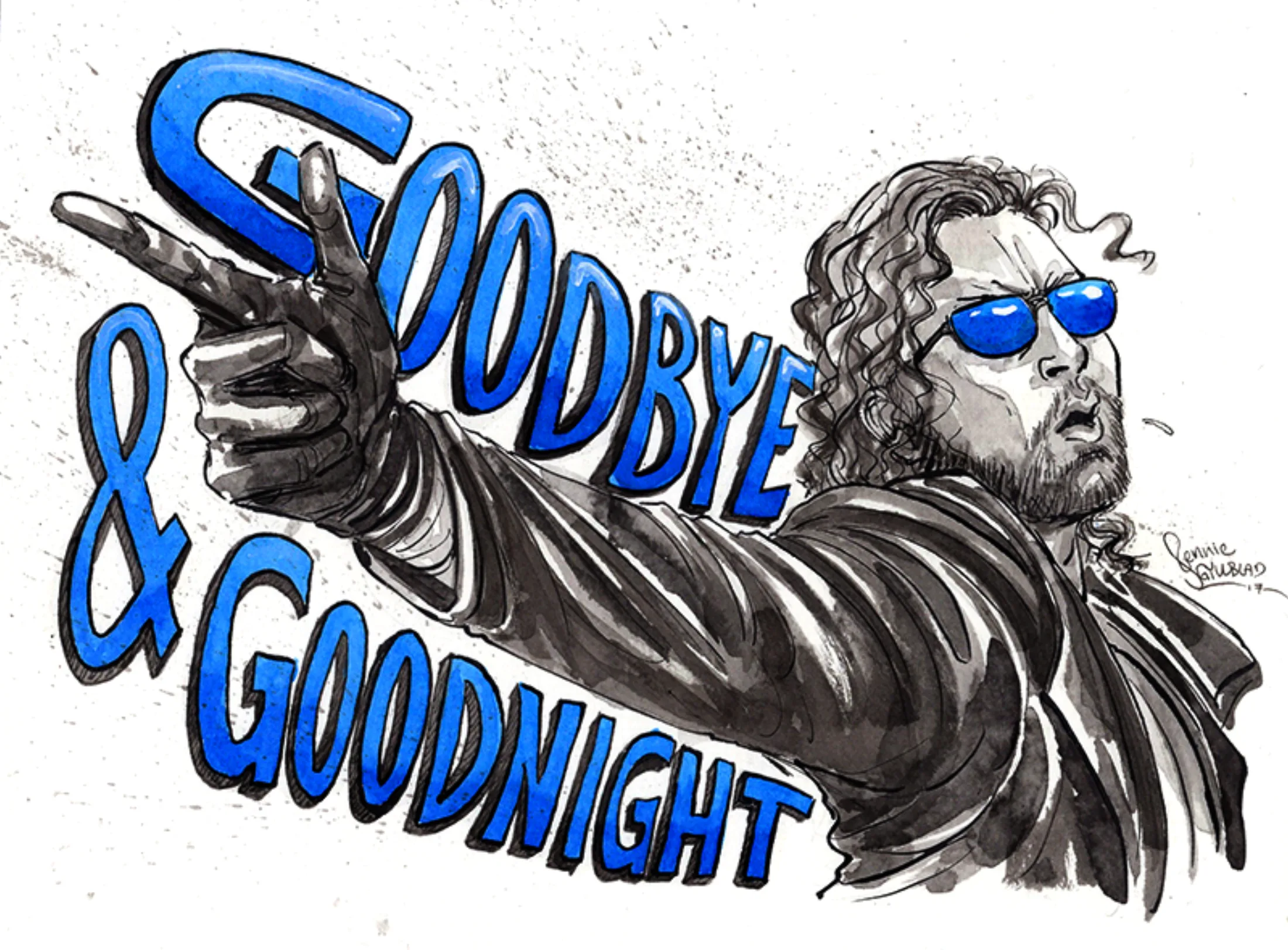 Wrestling fanart: Kenny Omega.
