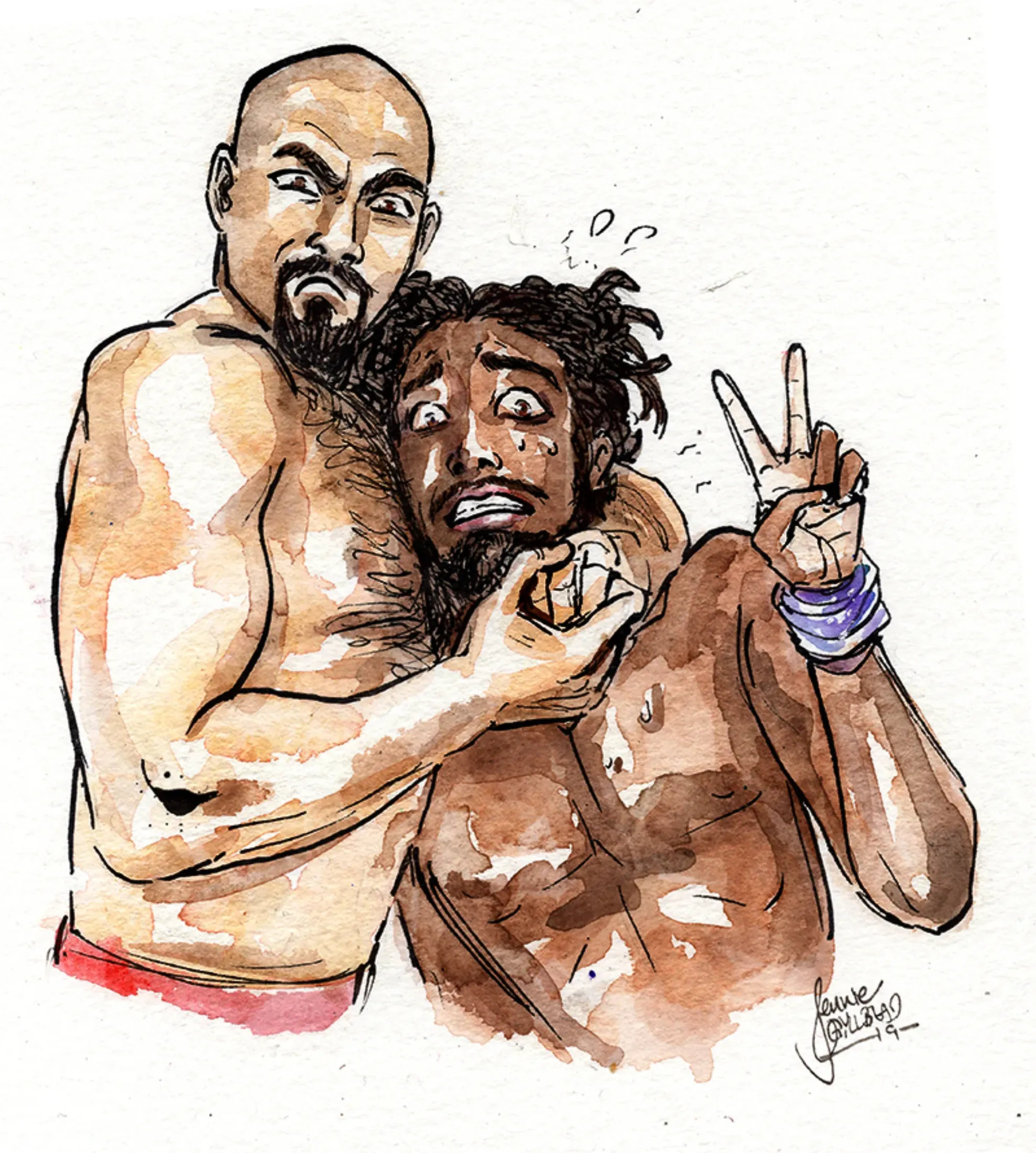 Wrestling fanart: Rampage Suge.
