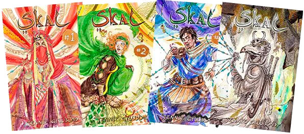 Skal comic covers.